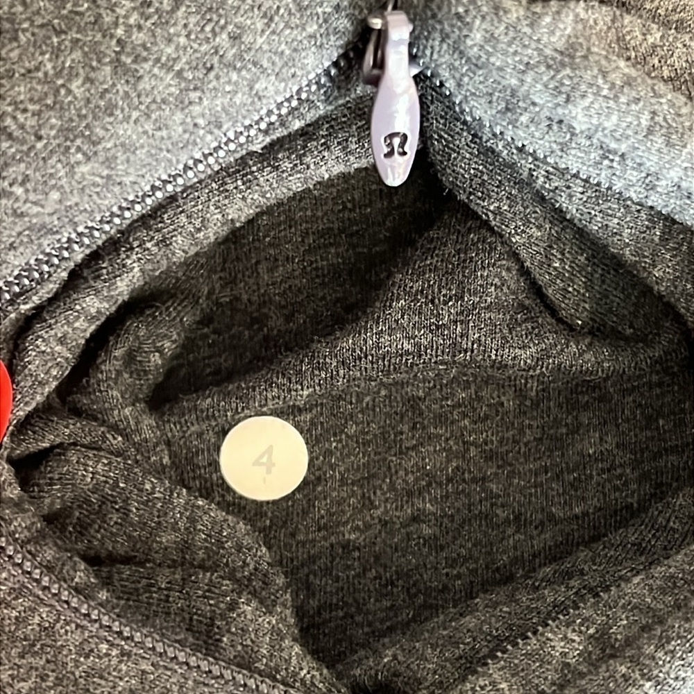 Lululemon On the Double turtleneck pullover sweatshirt, grey, size 4 - Picture 5 of 13
